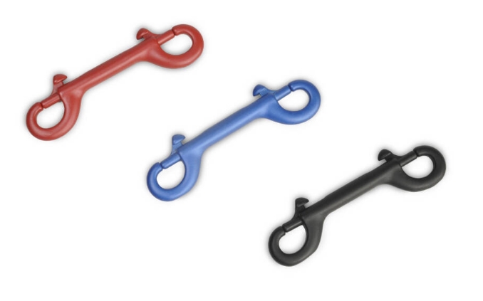 Best Divers Double Stainless Carabiner | Red - Click Image to Close